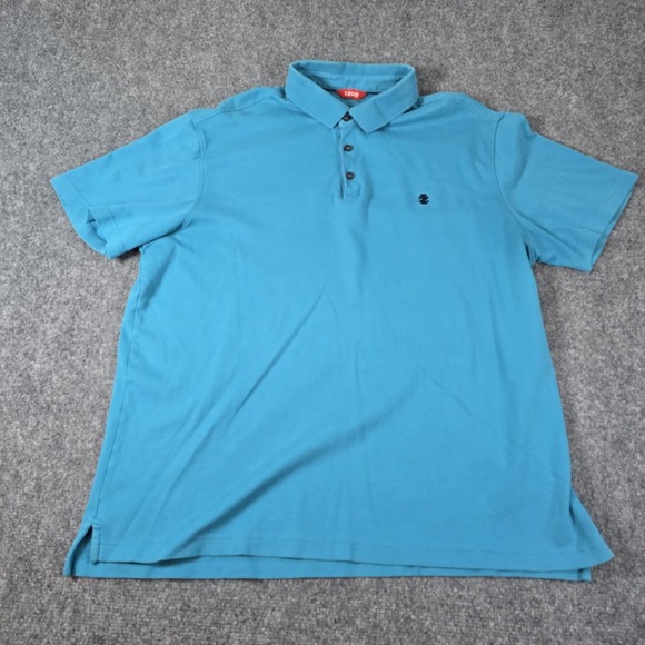 IZOD‎ Shirt Men's XL Collared Short Sleeve Polo With Logo - Picture 1 of 13